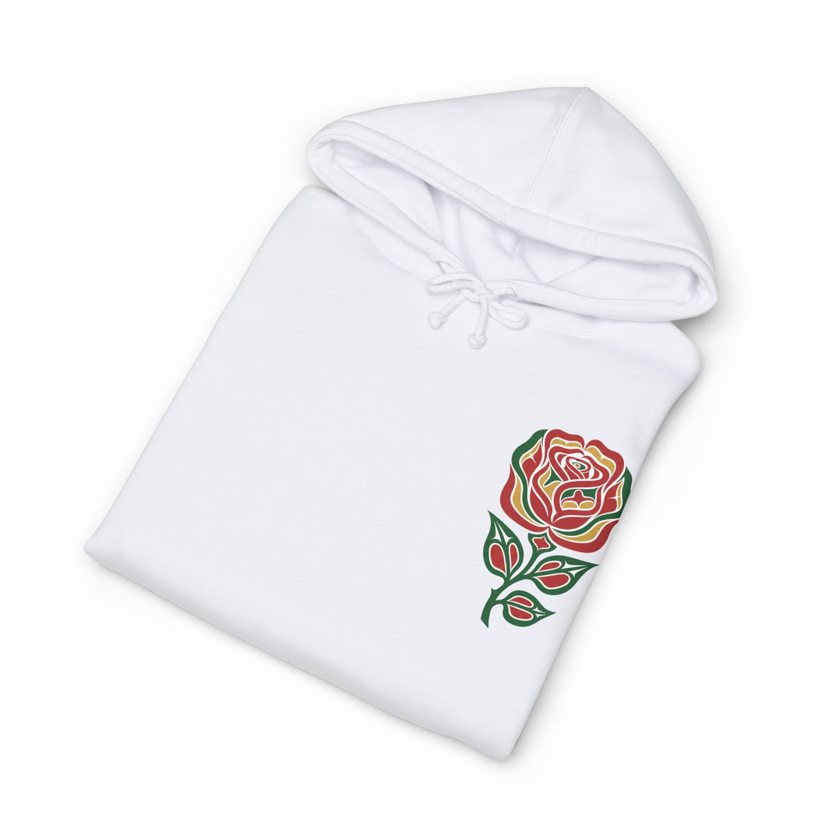 Floral Resilience Hoodie — "Not a Delicate Rose" Rose Graphic