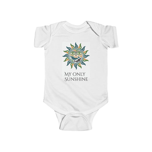 Infant Bodysuit — 'My Only Sunshine' / 'My Little Moonbeam' Sun & Moon Baby Romper