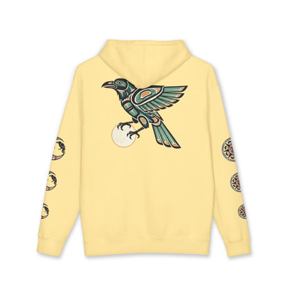 Raven Totem Hoodie — Northwest Tribal Raven Pullover