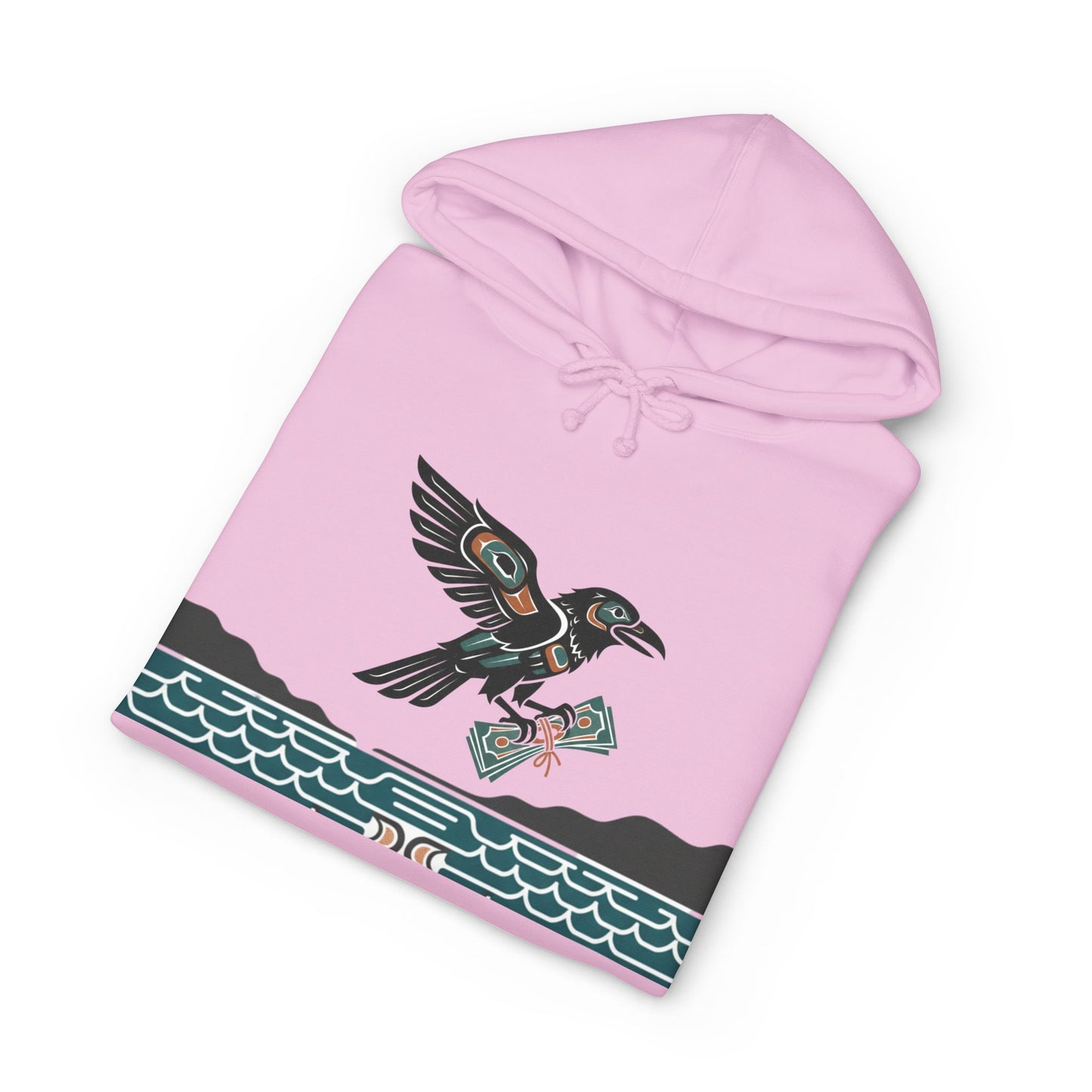 Mischief & Money Hoodie — Raven Graphic Pullover
