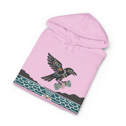 Mischief & Money Hoodie — Raven Graphic Pullover