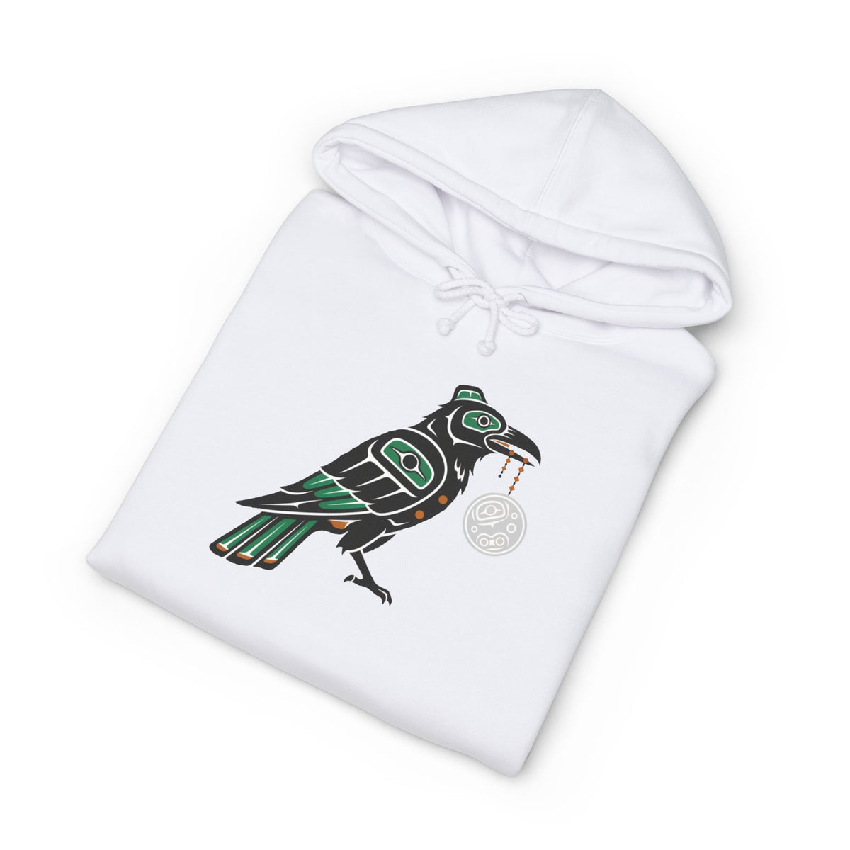 Raven Totem Hoodie — Northwest Tribal Raven Pullover