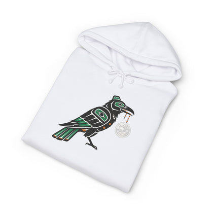 Raven Totem Hoodie — Northwest Tribal Raven Pullover