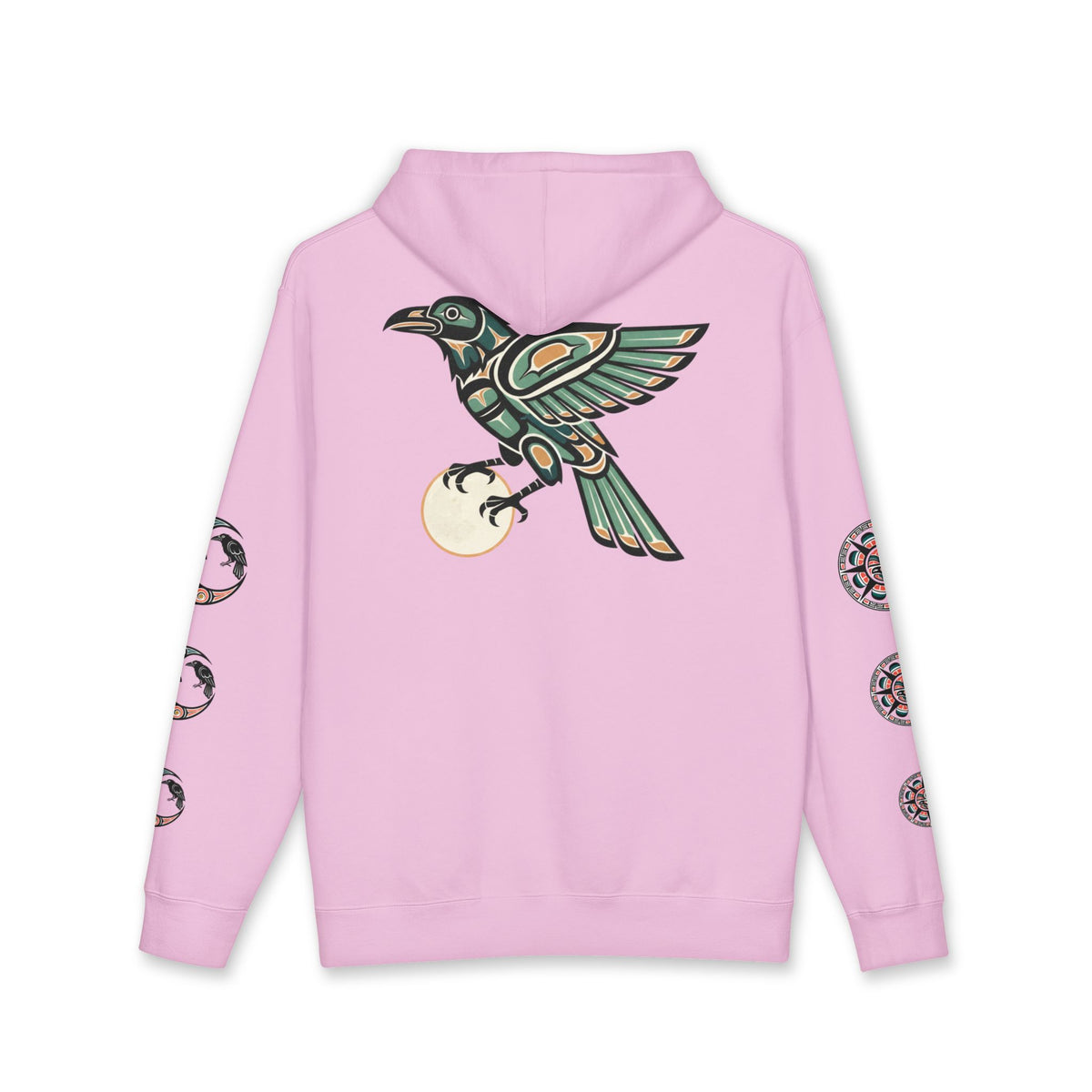 Raven Totem Hoodie — Northwest Tribal Raven Pullover