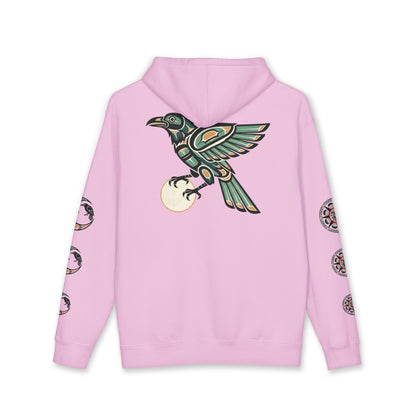 Raven Totem Hoodie — Northwest Tribal Raven Pullover