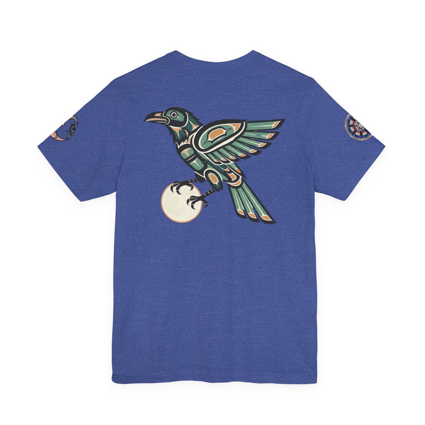 Raven Totem Graphic Tee — Northwest Tribal Bird Design