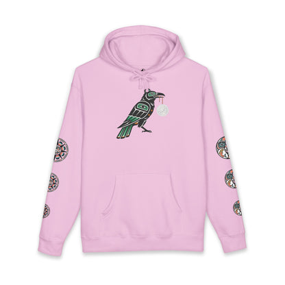 Raven Totem Hoodie — Northwest Tribal Raven Pullover
