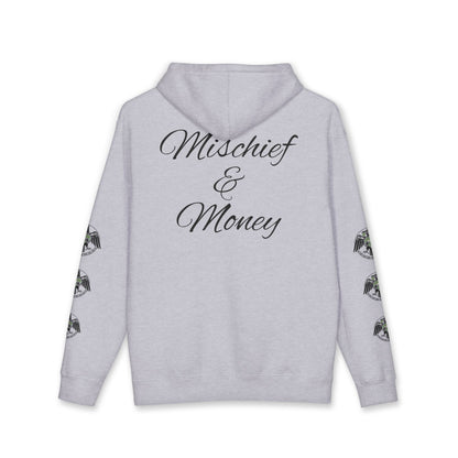 Mischief & Money Hoodie — Raven Graphic Pullover