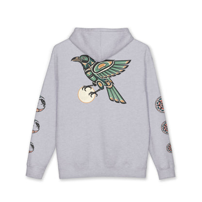 Raven Totem Hoodie — Northwest Tribal Raven Pullover