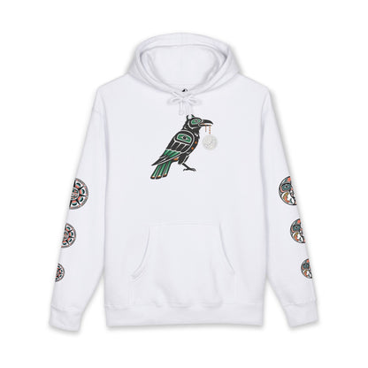 Raven Totem Hoodie — Northwest Tribal Raven Pullover