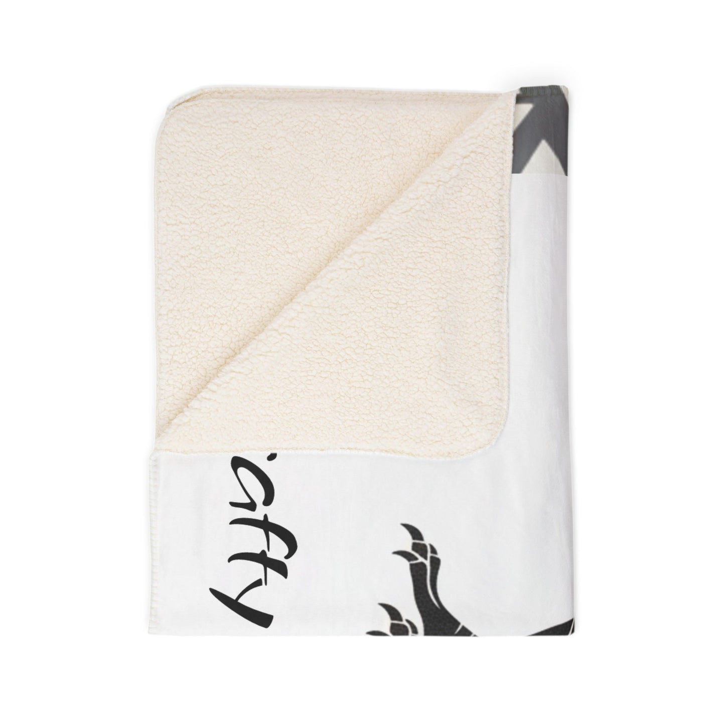 Crafty and Wise Sherpa Blanket — Native Raven & Pine Fleece Throw