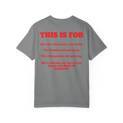 Remember Her T-Shirt — Native Rights Tribute Tee (M.M.I.W.)