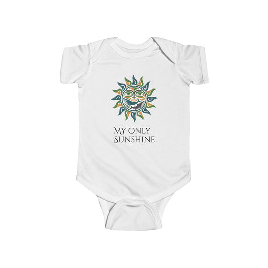 Infant Bodysuit — 'My Only Sunshine' / 'My Little Moonbeam' Sun & Moon Baby Romper