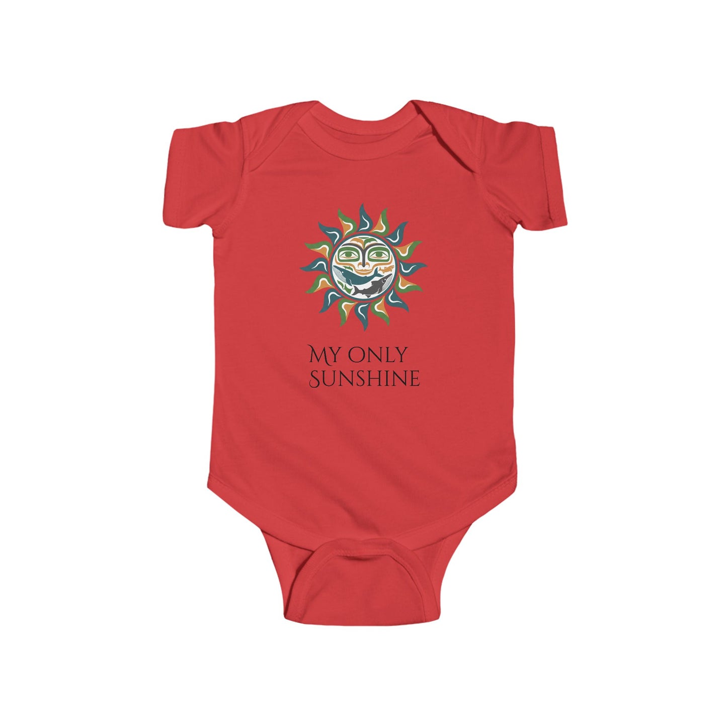 Infant Bodysuit — 'My Only Sunshine' / 'My Little Moonbeam' Sun & Moon Baby Romper