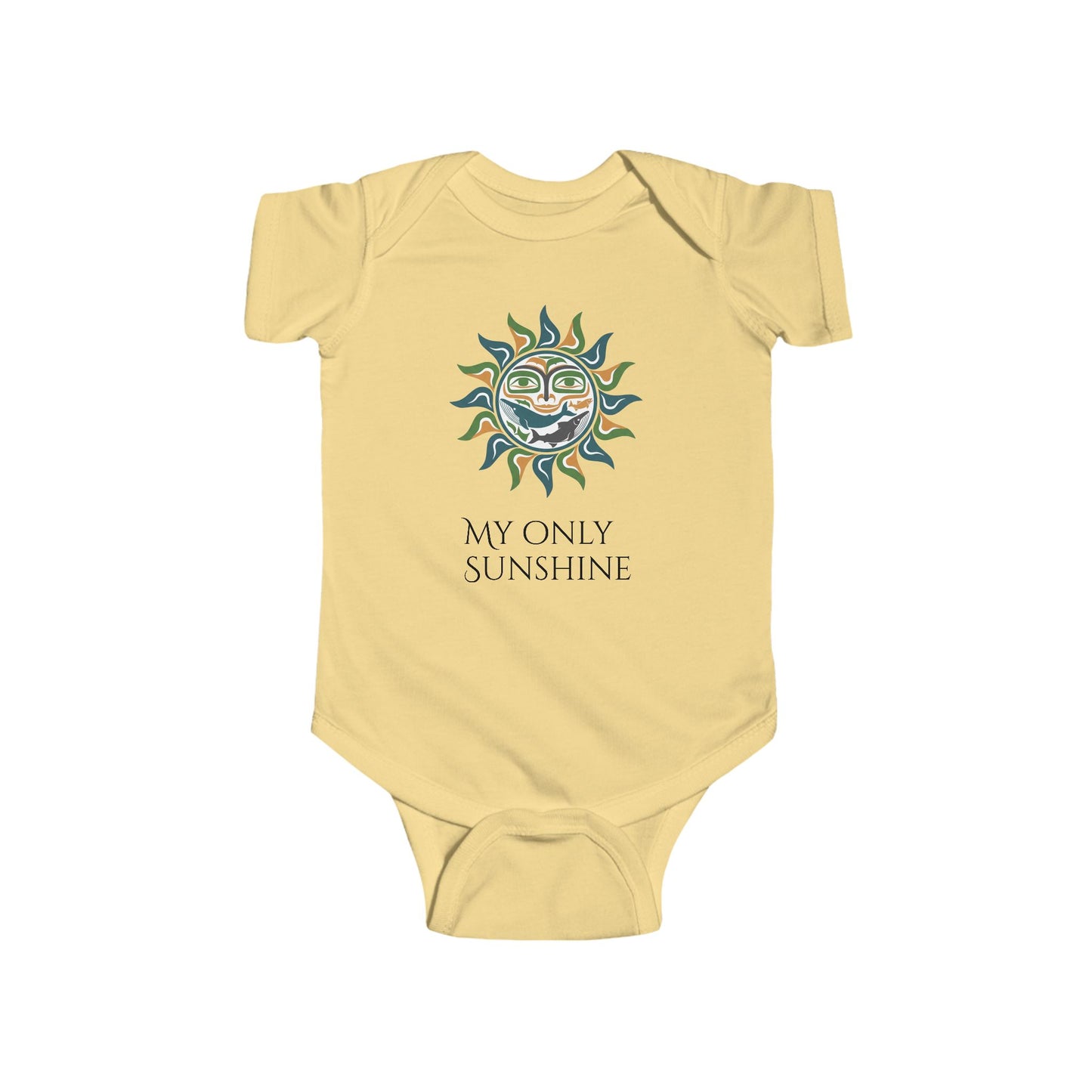 Infant Bodysuit — 'My Only Sunshine' / 'My Little Moonbeam' Sun & Moon Baby Romper