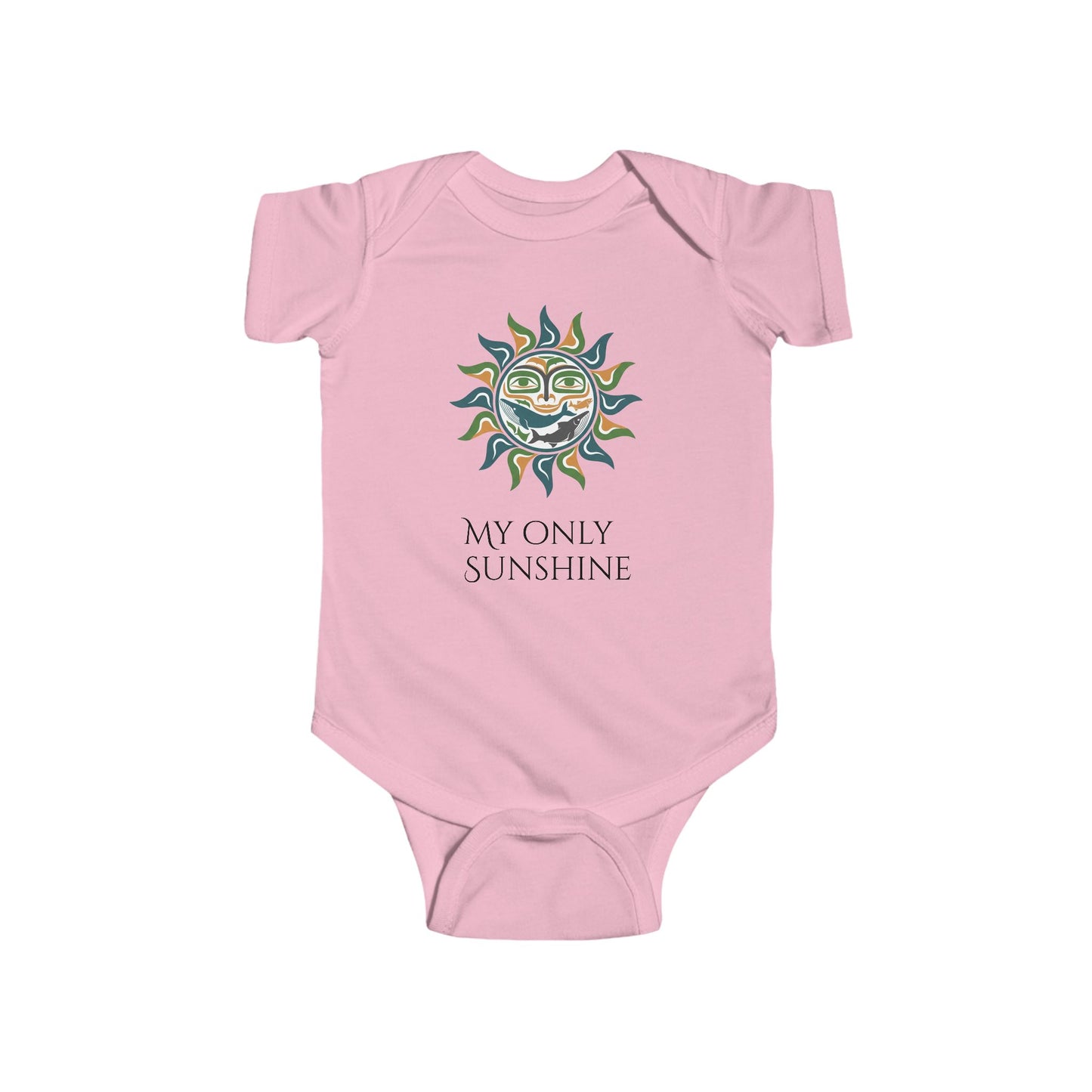 Infant Bodysuit — 'My Only Sunshine' / 'My Little Moonbeam' Sun & Moon Baby Romper