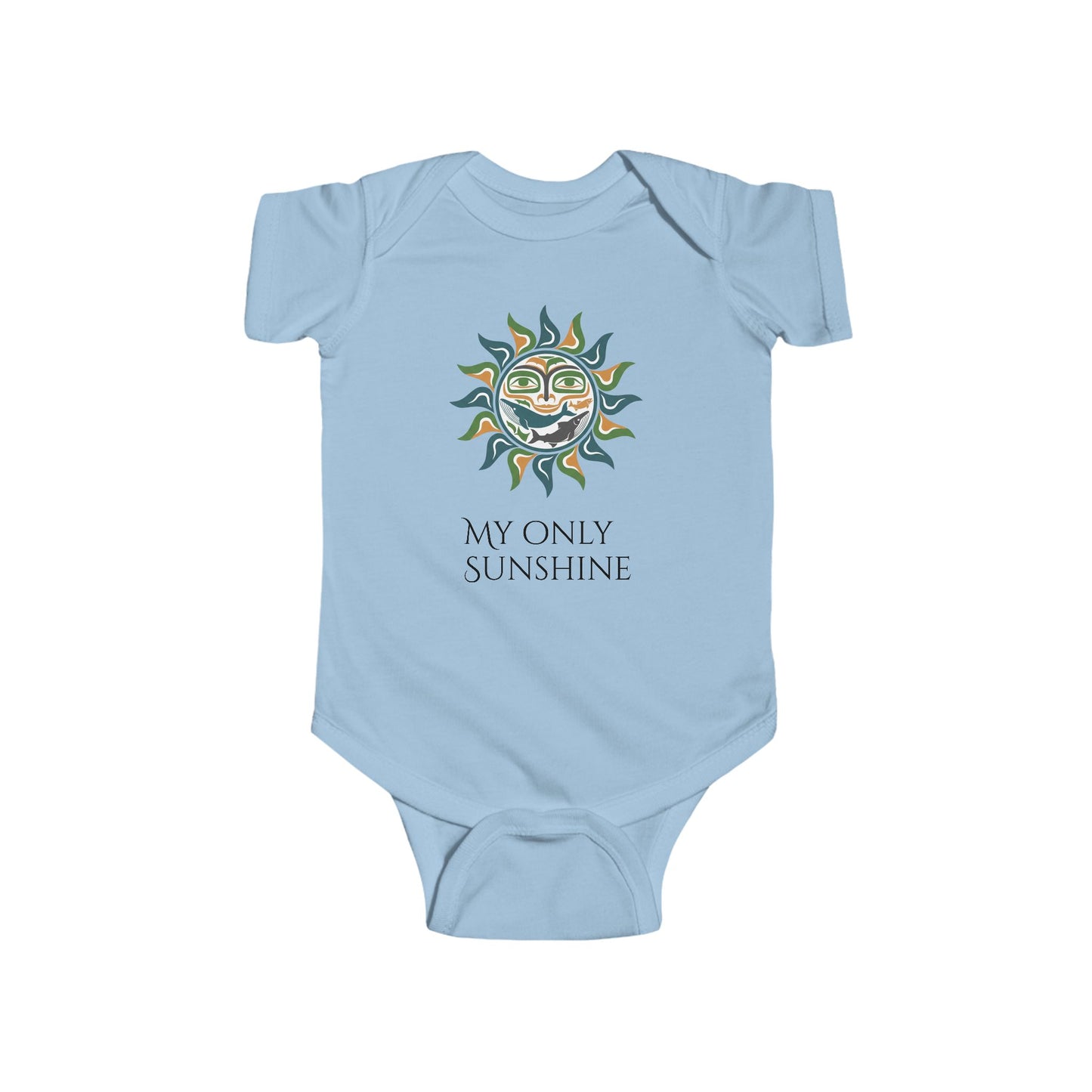 Infant Bodysuit — 'My Only Sunshine' / 'My Little Moonbeam' Sun & Moon Baby Romper