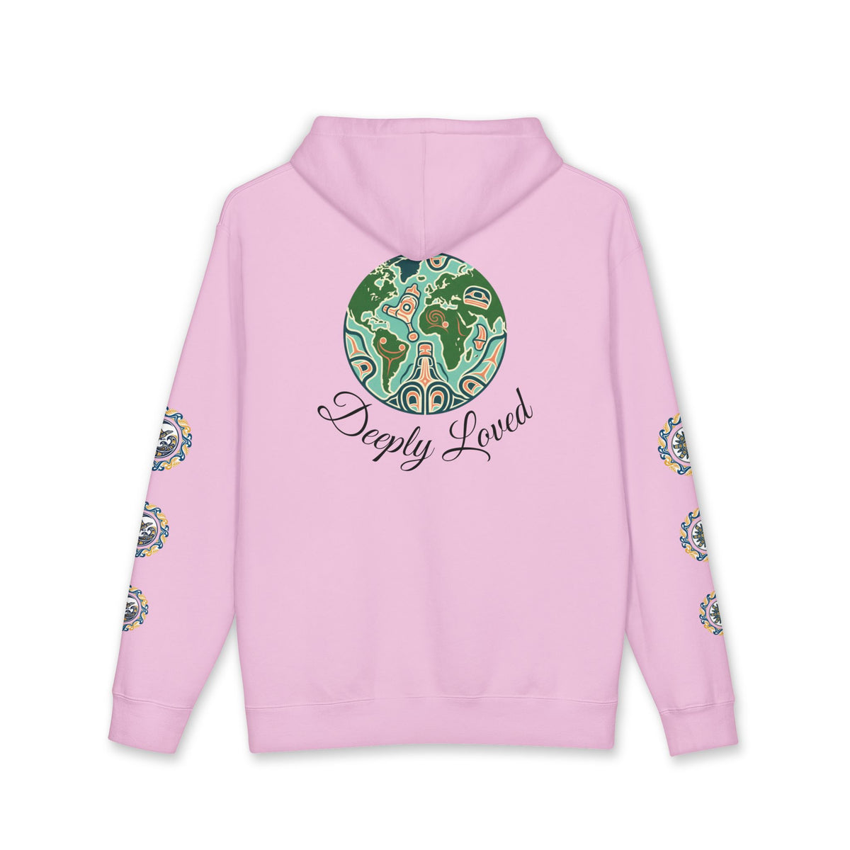Moon Child Hoodie — Coast Salish Celestial Graphic Hooded Sweatshirt
