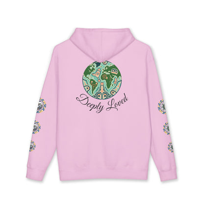 Moon Child Hoodie — Coast Salish Celestial Graphic Hooded Sweatshirt