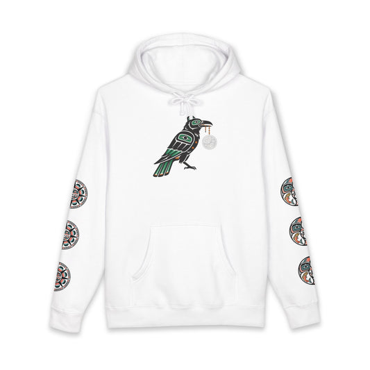 Raven Totem Hoodie — Northwest Tribal Raven Pullover