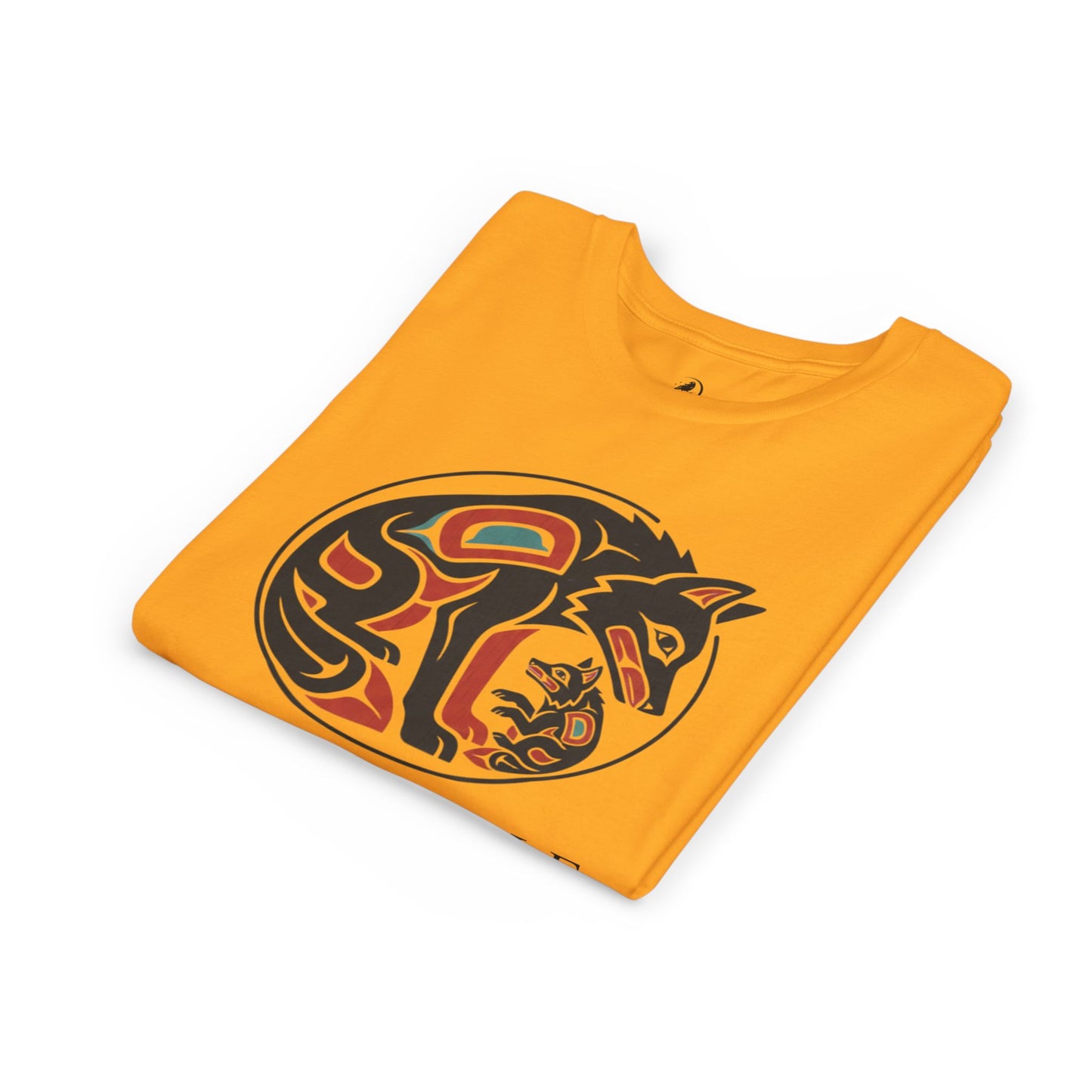 Youth Little Wolf Spirit Tee — "Little Wolf Spirit / Big Wolf Attitude" Kids Graphic T-Shirt
