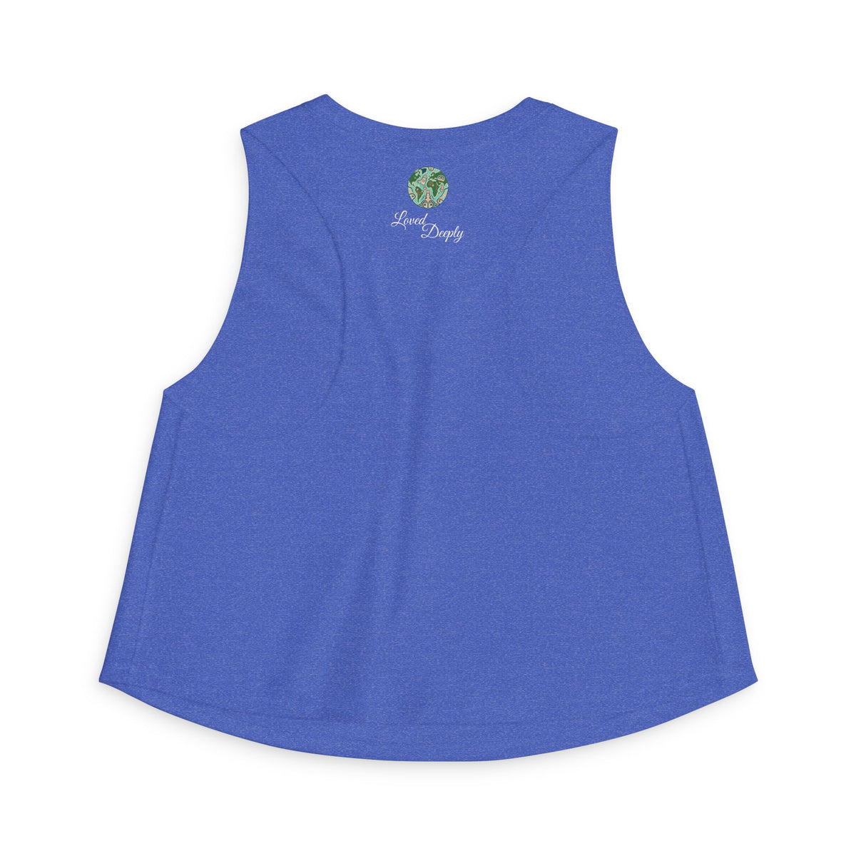 Crop Top — "Moon Child" Coast Salish Celestial Graphic