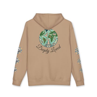 Moon Child Hoodie — Coast Salish Celestial Graphic Hooded Sweatshirt