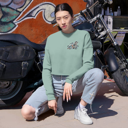 Cropped Sweatshirt — Seal & Salmon Crop Sweater