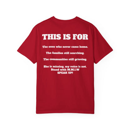 Remember Her T-Shirt — Native Rights Tribute Tee (M.M.I.W.)