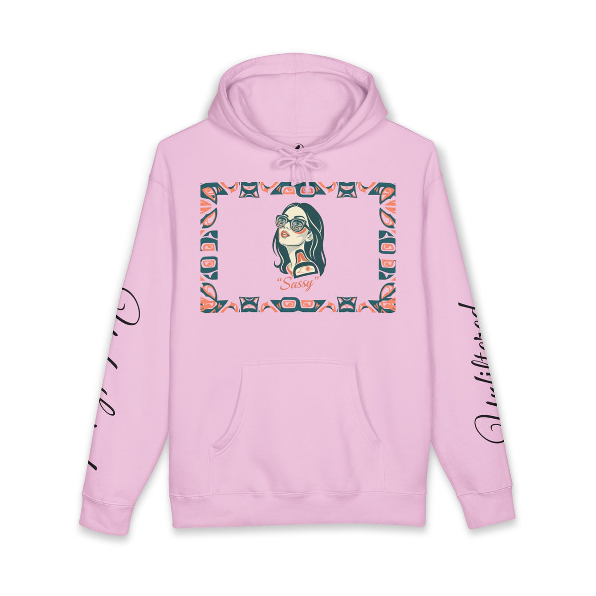 Sassy / Pre-Contact Attitude Hoodie — Indigenous design Graphic Pullover