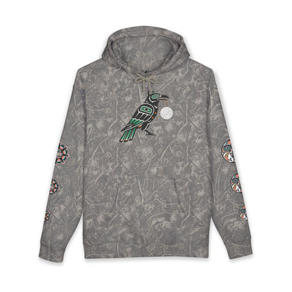 Raven Totem Hoodie — Northwest Tribal Raven Pullover