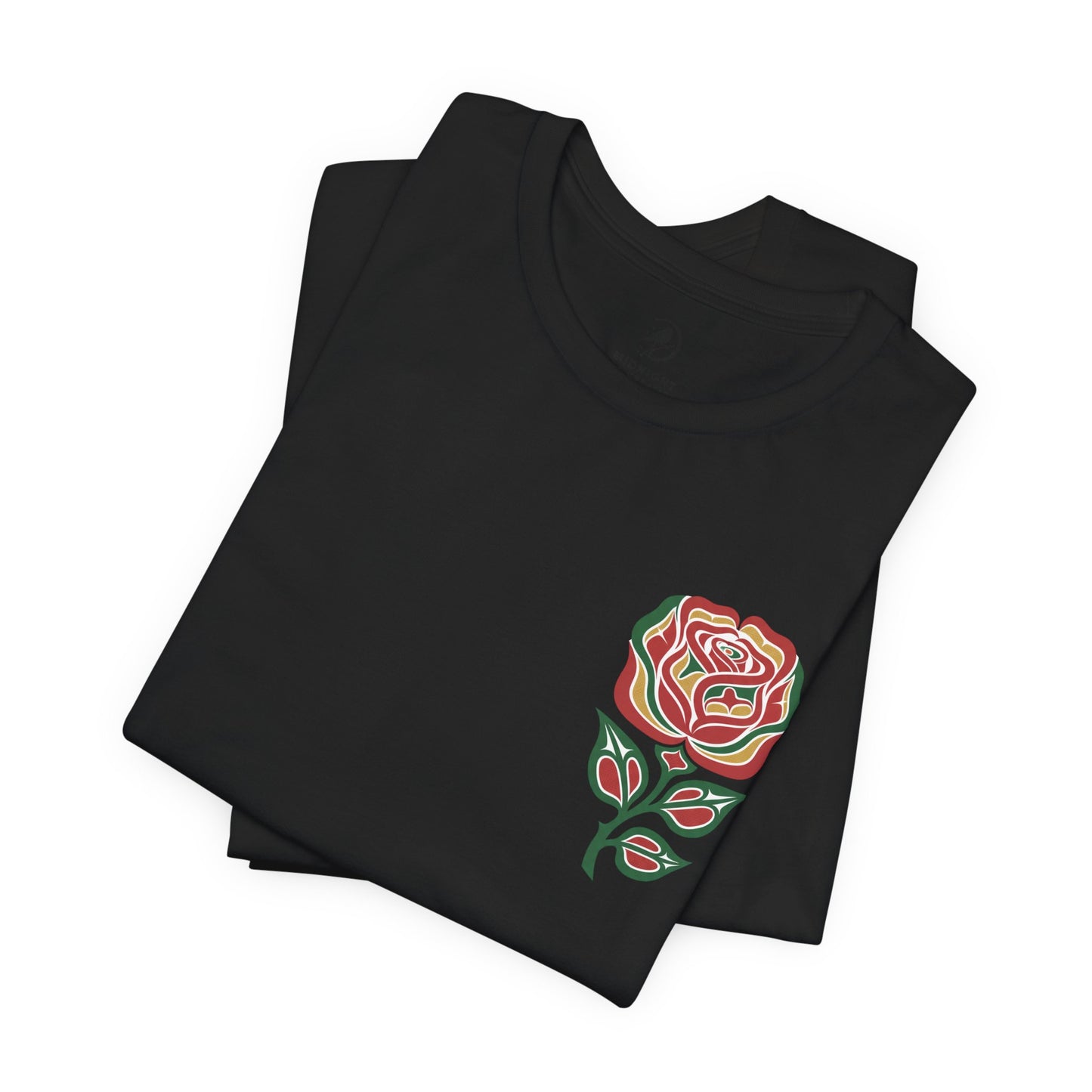 Not a Delicate Rose Tee — Born From Thorns Blooming Anyway Floral Graphic T‑Shirt