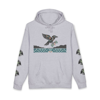 Mischief & Money Hoodie — Raven Graphic Pullover