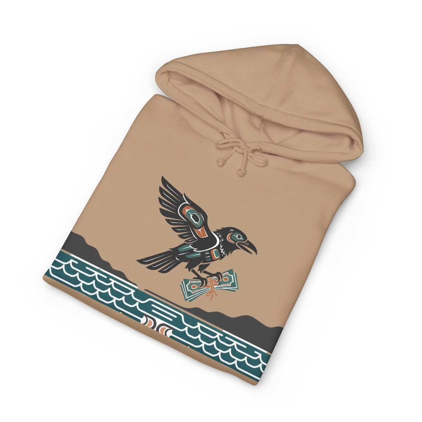 Mischief & Money Hoodie — Raven Graphic Pullover
