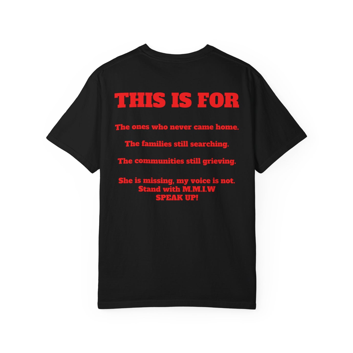 Remember Her T-Shirt — Native Rights Tribute Tee (M.M.I.W.)