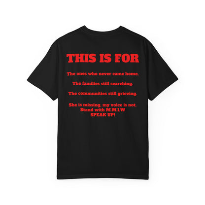 Remember Her T-Shirt — Native Rights Tribute Tee (M.M.I.W.)
