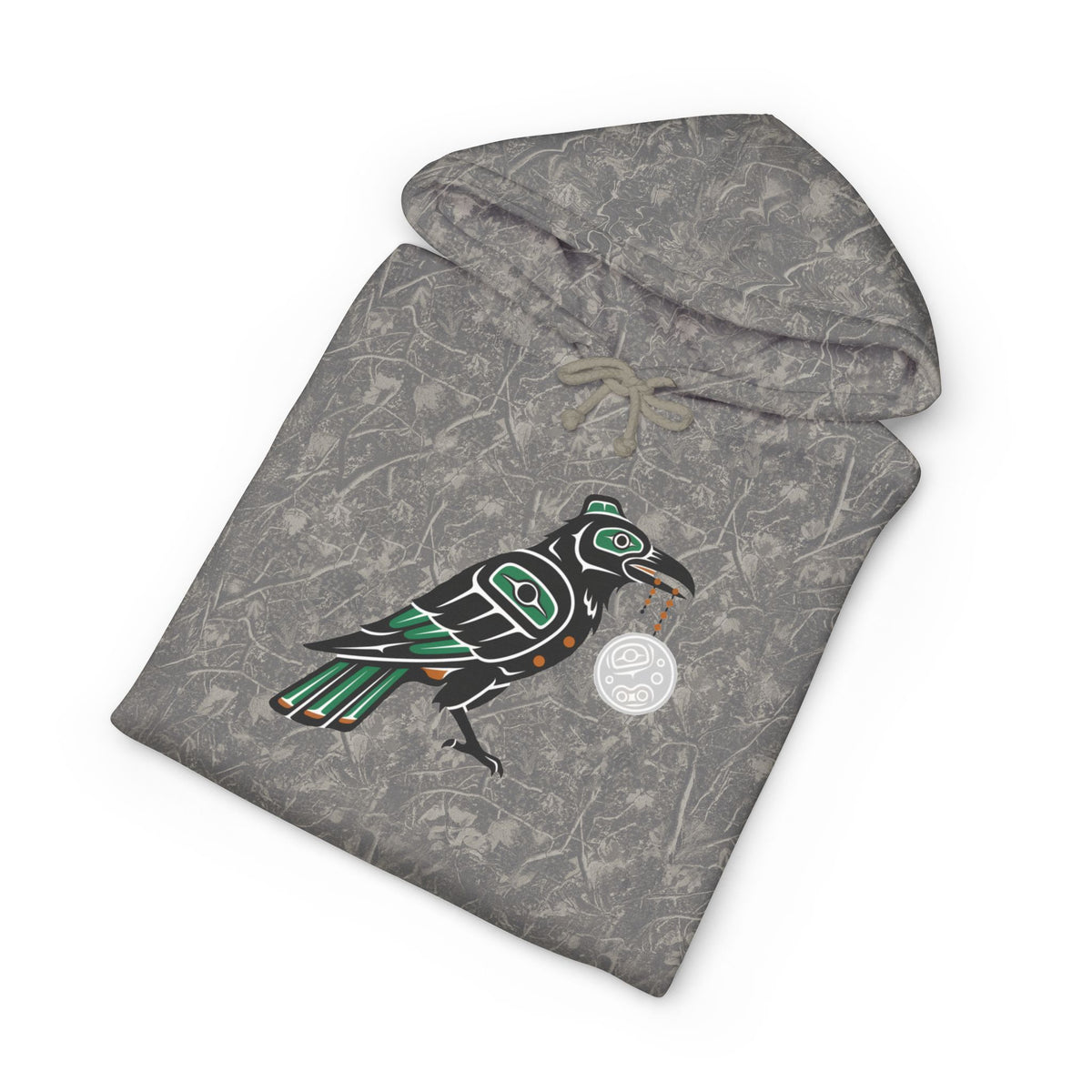Raven Totem Hoodie — Northwest Tribal Raven Pullover