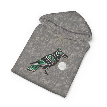 Raven Totem Hoodie — Northwest Tribal Raven Pullover