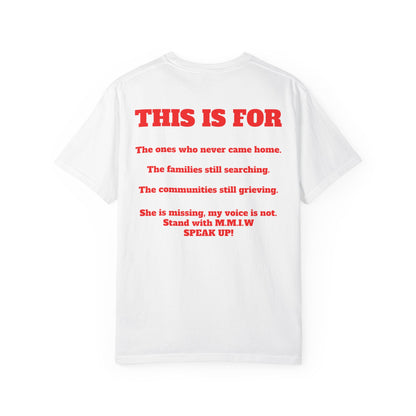 Remember Her T-Shirt — Native Rights Tribute Tee (M.M.I.W.)