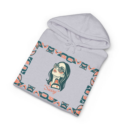 Sassy / Pre-Contact Attitude Hoodie — Indigenous design Graphic Pullover