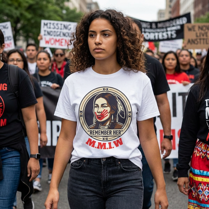 Remember Her T-Shirt — Native Rights Tribute Tee (M.M.I.W.)