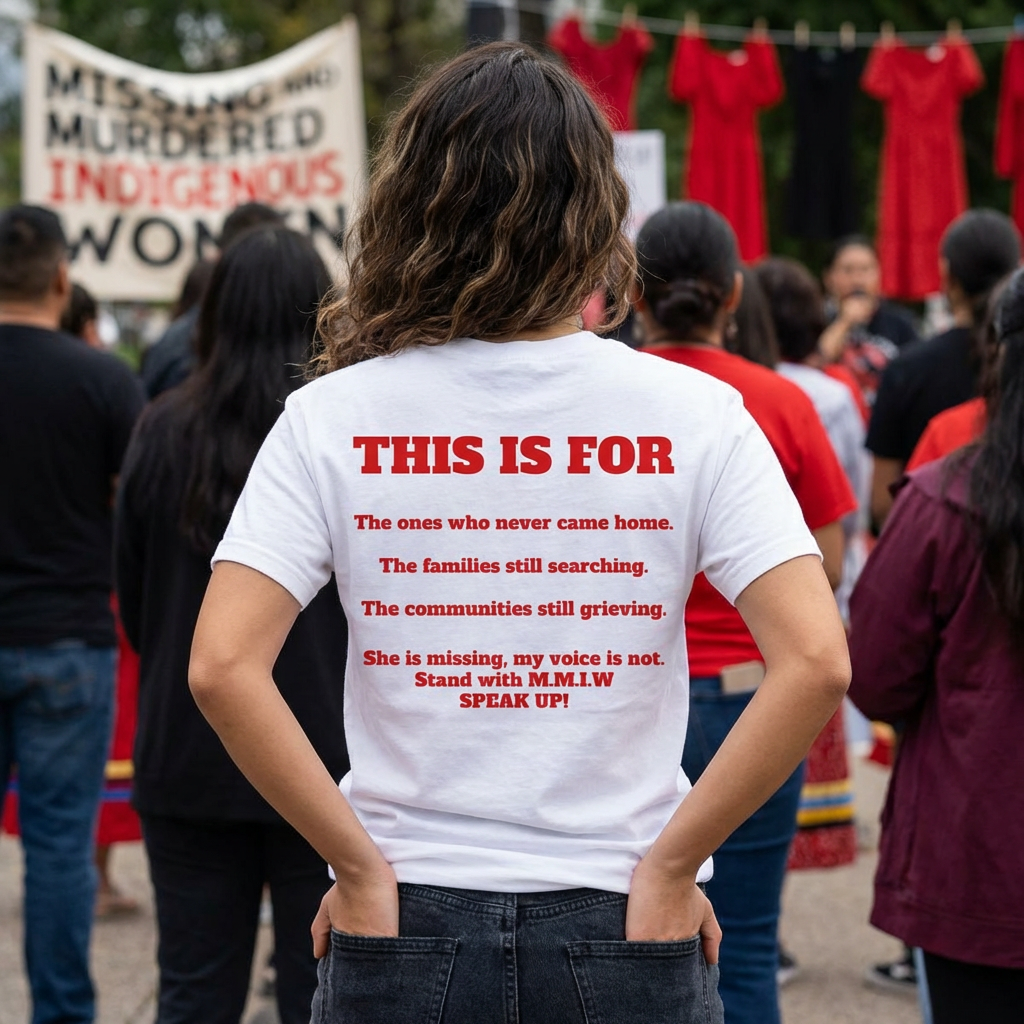 Remember Her T-Shirt — Native Rights Tribute Tee (M.M.I.W.)