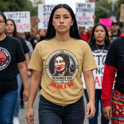 Remember Her T-Shirt — Native Rights Tribute Tee (M.M.I.W.)