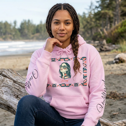 Sassy / Pre-Contact Attitude Hoodie — Indigenous design Graphic Pullover