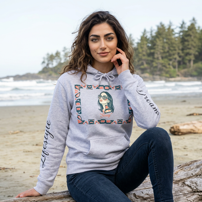 Sassy / Pre-Contact Attitude Hoodie — Indigenous design Graphic Pullover