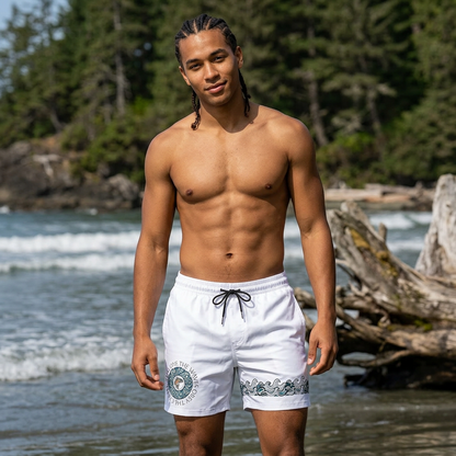 Men's Mid-Length Swim Shorts (AOP)
