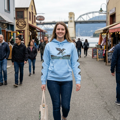Mischief & Money Hoodie — Raven Graphic Pullover