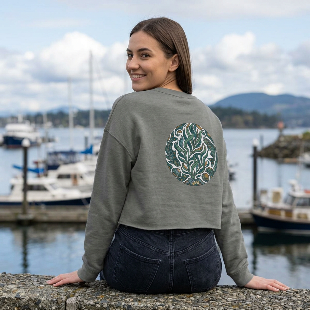 Cropped Sweatshirt — Seal & Salmon Crop Sweater