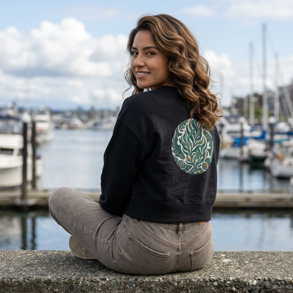 Cropped Sweatshirt — Seal & Salmon Crop Sweater