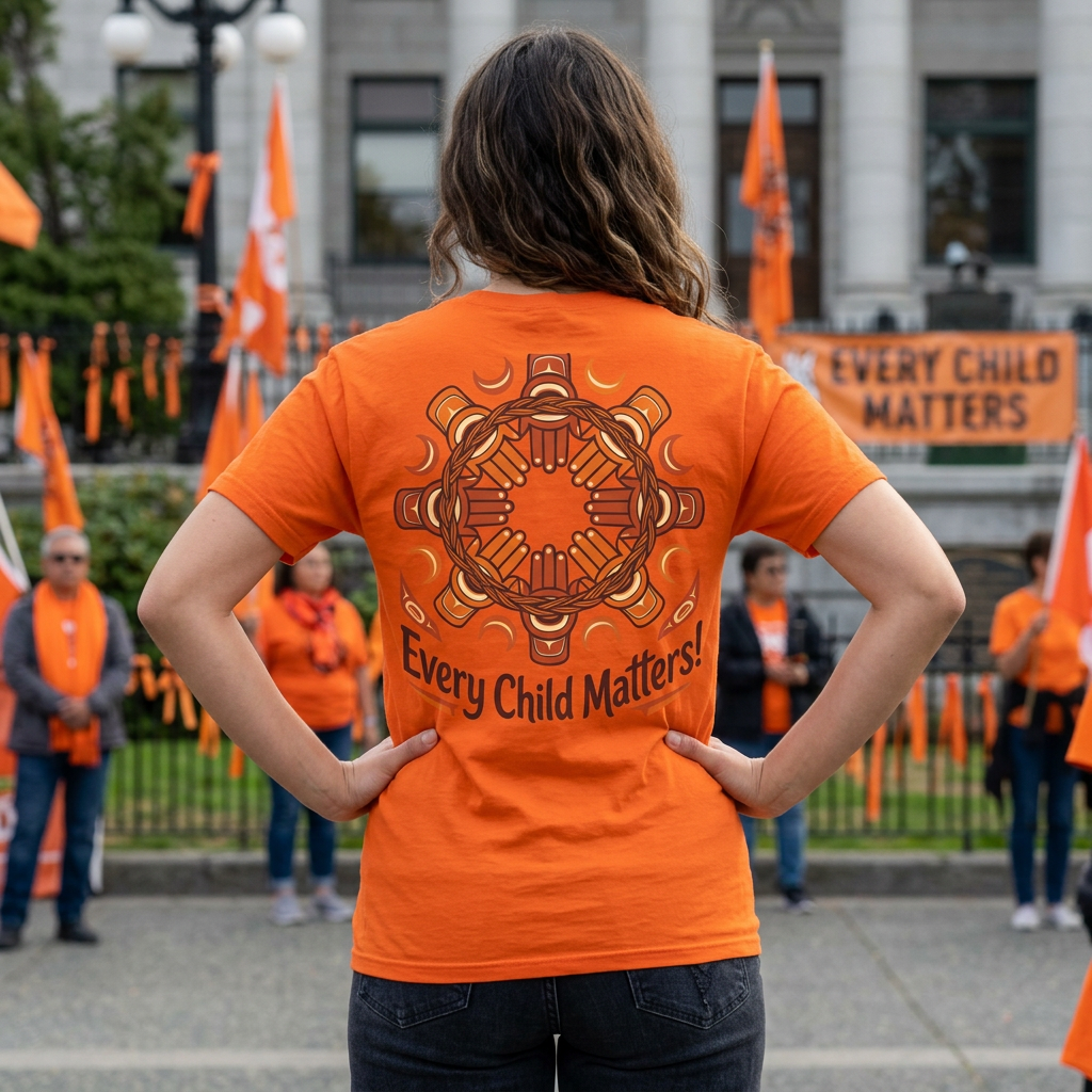 T-Shirt — "Every Child Matters" Indigenous Awareness Graphic Tee
